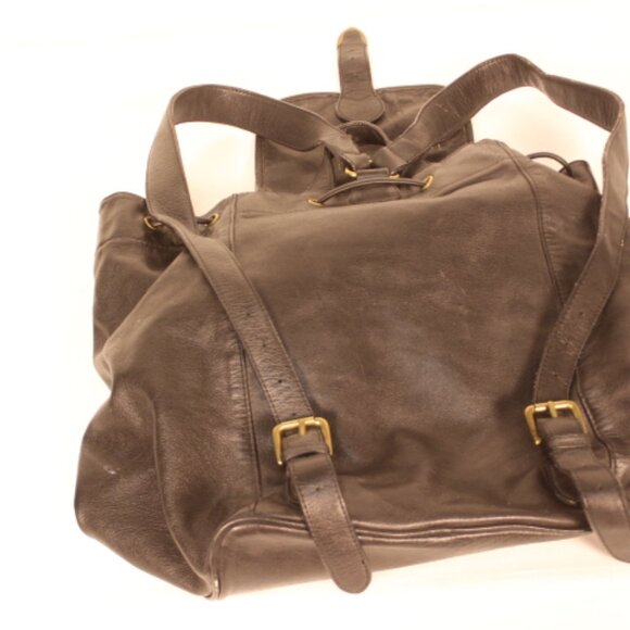 Vintage Virginia Slims Leather Backpack - Picture 10 of 16